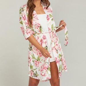 Show Me Your  MuMu Brie Floral Robe